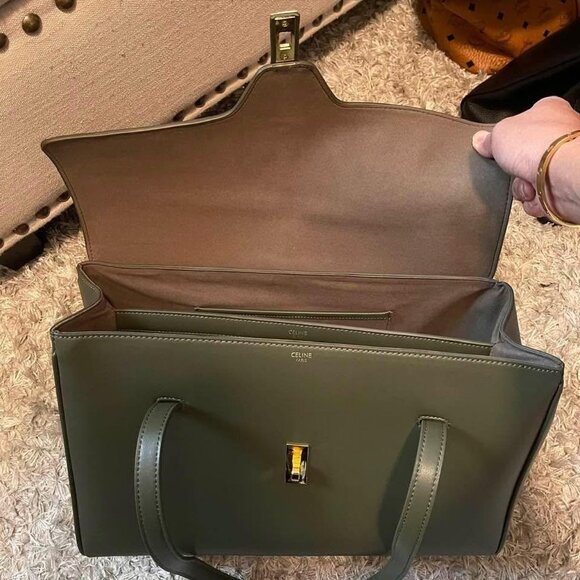 strathberry Olive green C work bag - Picture 3 of 4